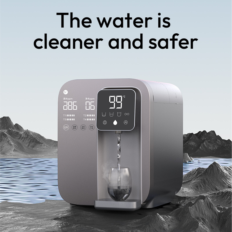 Metapure desktop uf reverse osmosis purifier water system portable uv counter top water purifier