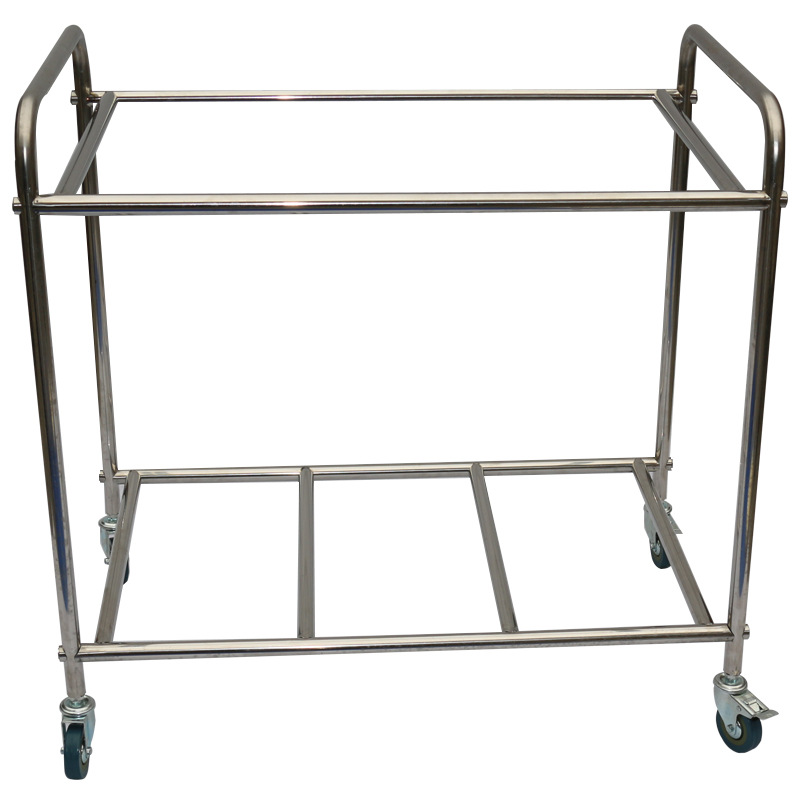 Cheap Hospital Hotel Room Metal Housekeeping Cleaning Linen Trolley