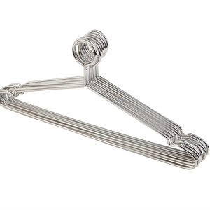 Hotel anti theft metal stainless steel clothes hanger