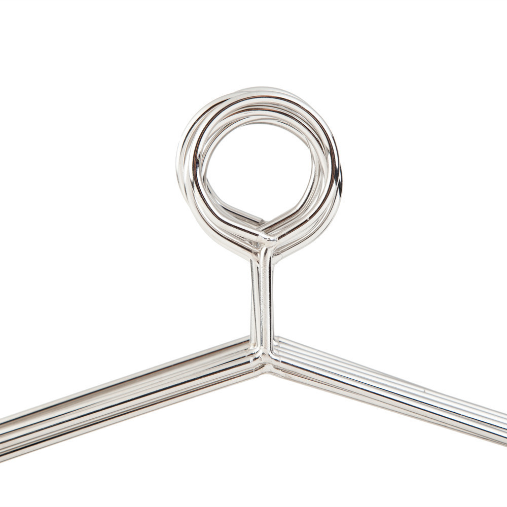 Hotel anti theft metal stainless steel clothes hanger