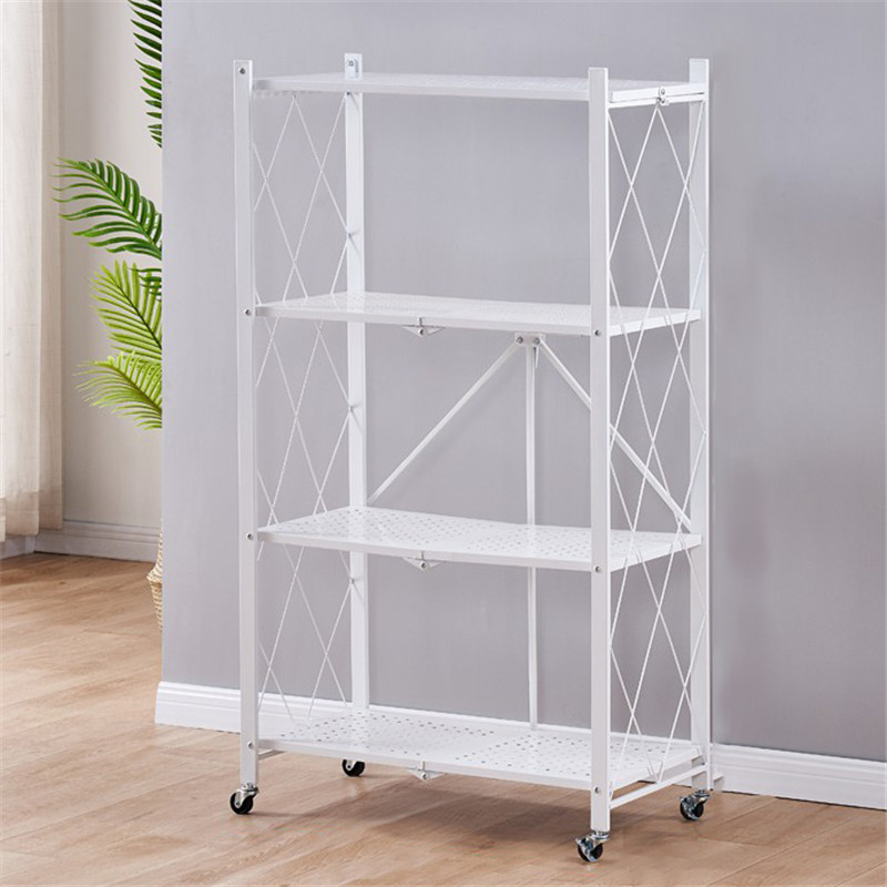 Space saving furniture kitchen organizer 3 4 5 tier white black rolling cart wire shelving unit metal shelf storage display rack