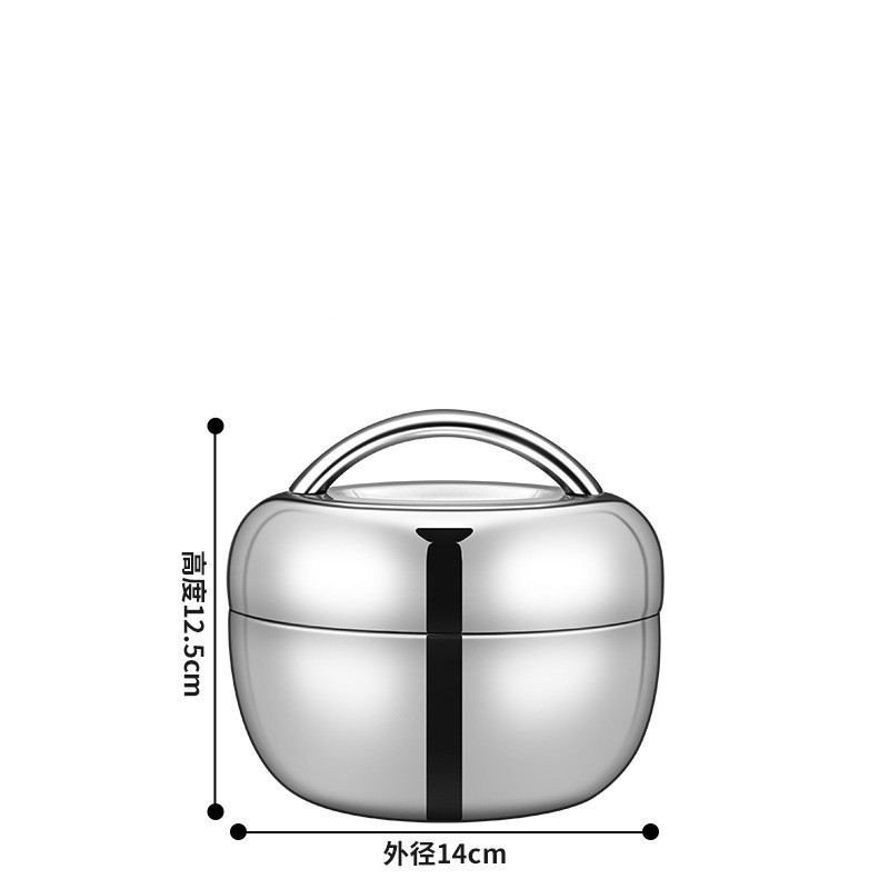 Stainless Steel Lunch Box Insulated Canteen Bento Box With Handle Thermal Food Storage Container