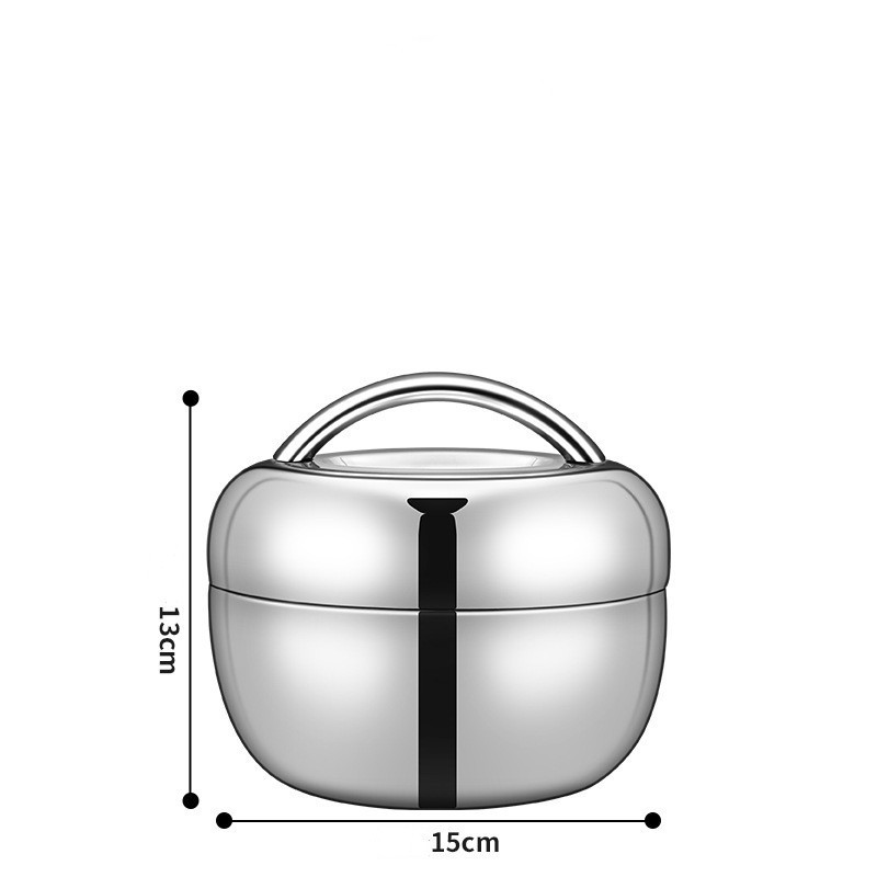 Stainless Steel Lunch Box Insulated Canteen Bento Box With Handle Thermal Food Storage Container