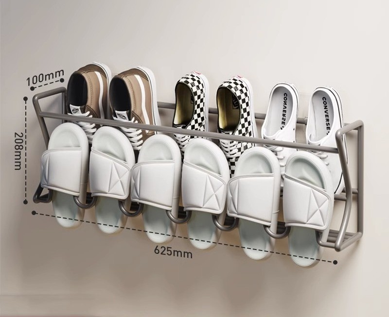 Wide Range Uses Wall Mounted Storage Hanging Shoe Rack