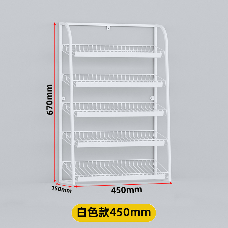 Supermarket Checkout Stand Small Shelf Gum Display Rack Counter Convenience Store Can Hang Wall Bar Small Shelves