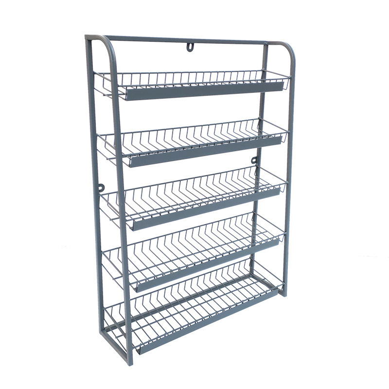 Supermarket Checkout Stand Small Shelf Gum Display Rack Counter Convenience Store Can Hang Wall Bar Small Shelves