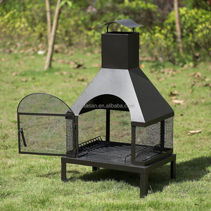 Cast Iron Chimenea Multi Fuel Indoor or Outdoor Wood Burning Stove