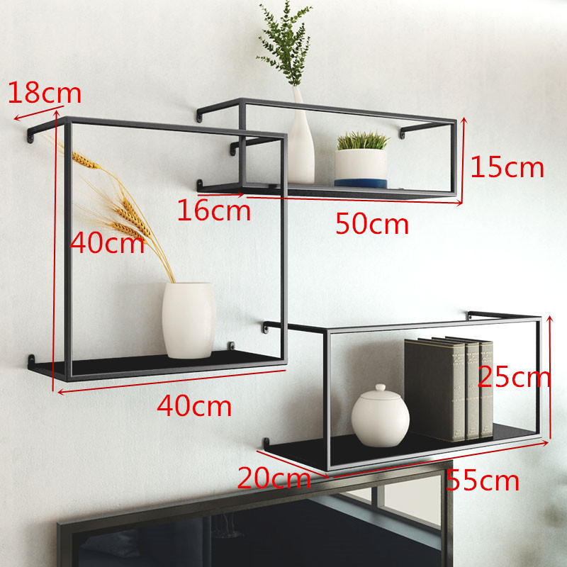 Hight quality Metal Creative wall shelf