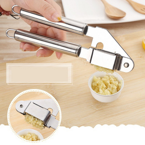 Garlic Press Mincer Ginger Crusher Peeler Squeezer Heavy Duty Stainless Steel Garlic Presser Chopper