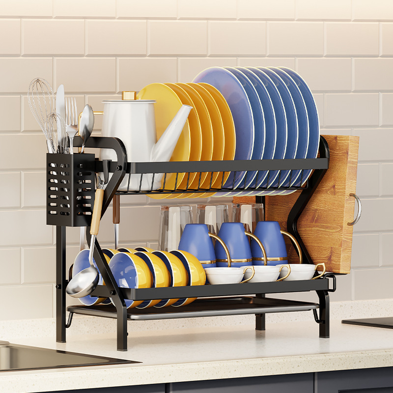 New Item Kitchen Storage Holders Standing 3 Tier Dish Drying Rack