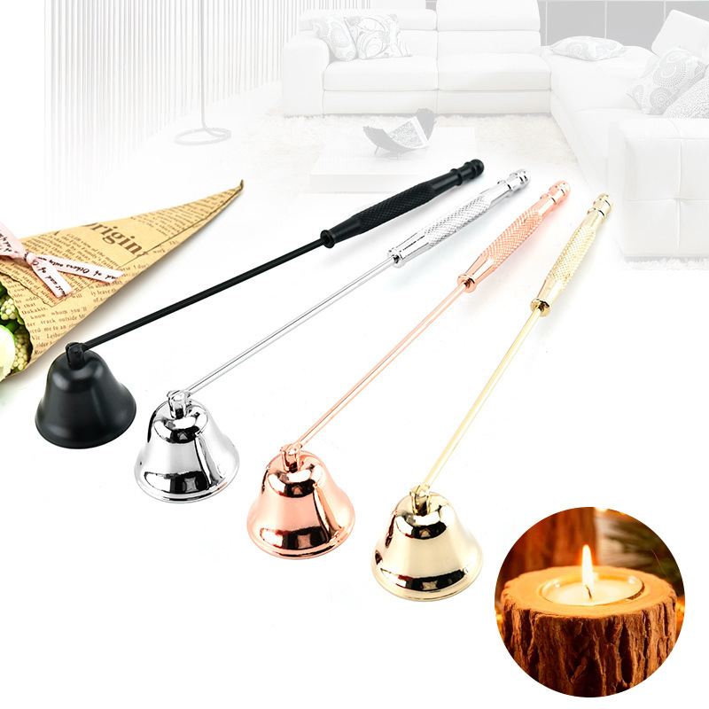 Luxury Household Candle Accessories,With Wick Trimmer Metal Candle Snuffer