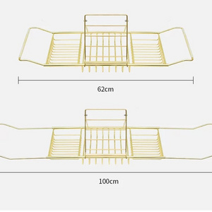 modern luxury bathtub storage rack multifunctional bathtub holder bathtub shelf