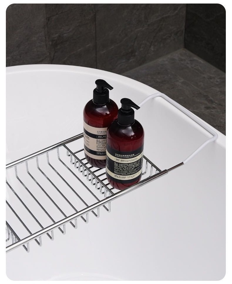 modern luxury bathtub storage rack multifunctional bathtub holder bathtub shelf