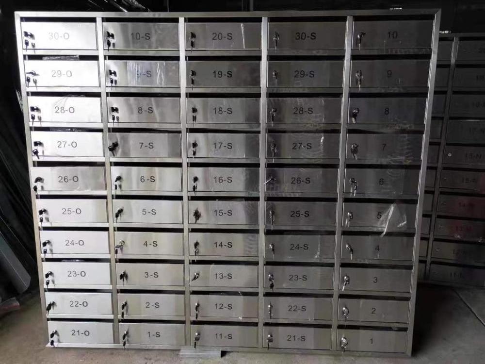 China Supply Commercial Antique Stainless Steel Apartment Building Mailbox