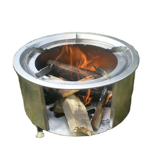 Portable Metal Camping Burning Stove Outdoor Wood Cook Stove