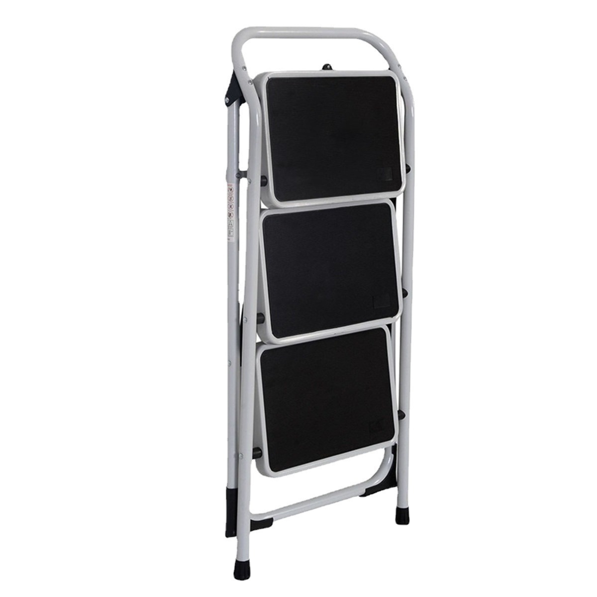 aluminium safety folding three step ladder