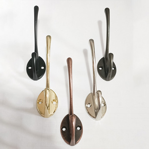 Multifunctional Vintage Coat Hooks Antique Clothes Hooks Wall Mounted Decorative Clothes Hat Hooks Screw