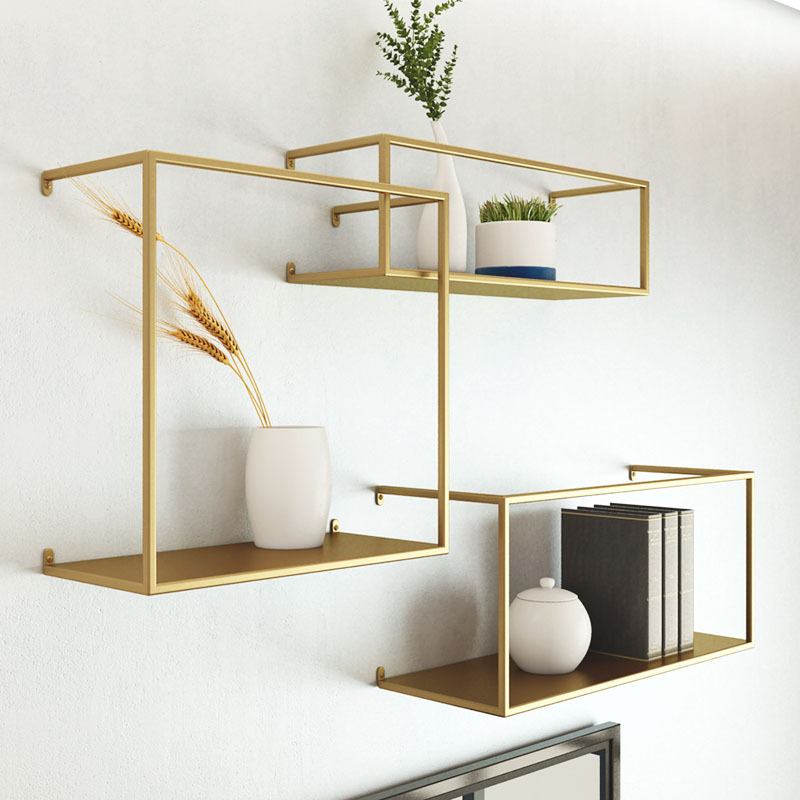 Hight quality Metal Creative wall shelf