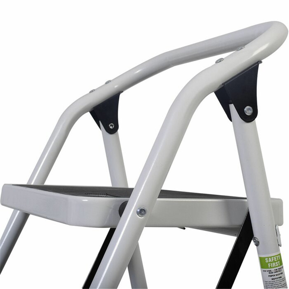 aluminium safety folding three step ladder