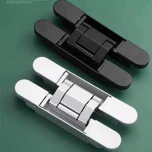 3D Adjustable Concealed Zinc Alloy Hidden Door Hinge Heavy Duty Folding Invisible Door Hinge