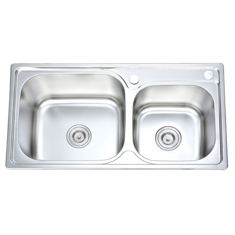 Stainless Steel Washing Basin And Kitchen Countertop Sinks With Kitchen Double Sink Kitchen Sink