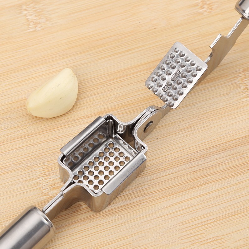 Garlic Press Mincer Ginger Crusher Peeler Squeezer Heavy Duty Stainless Steel Garlic Presser Chopper