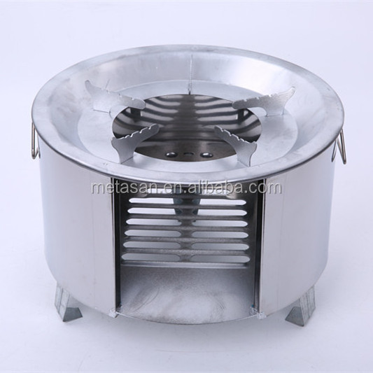 Portable Stainless Steel Camping Stove Outdoor Wood Stove