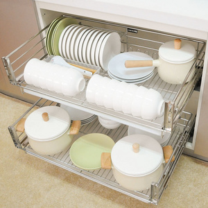 High class kitchen multifunctional disk rack stainless steel kitchen appliance rack