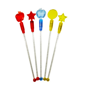 Bar Tools Light Up Swizzle Sticks Led Colorful Plastic Drink Stirrers LED Flashing Stirrer Swizzle Sticks