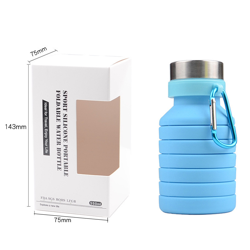 Hot Product Eco Friendly Food Grade Silicone Drinking Gym Sport Bottle For Sports Accessories Water Bottle Bike Bicycle