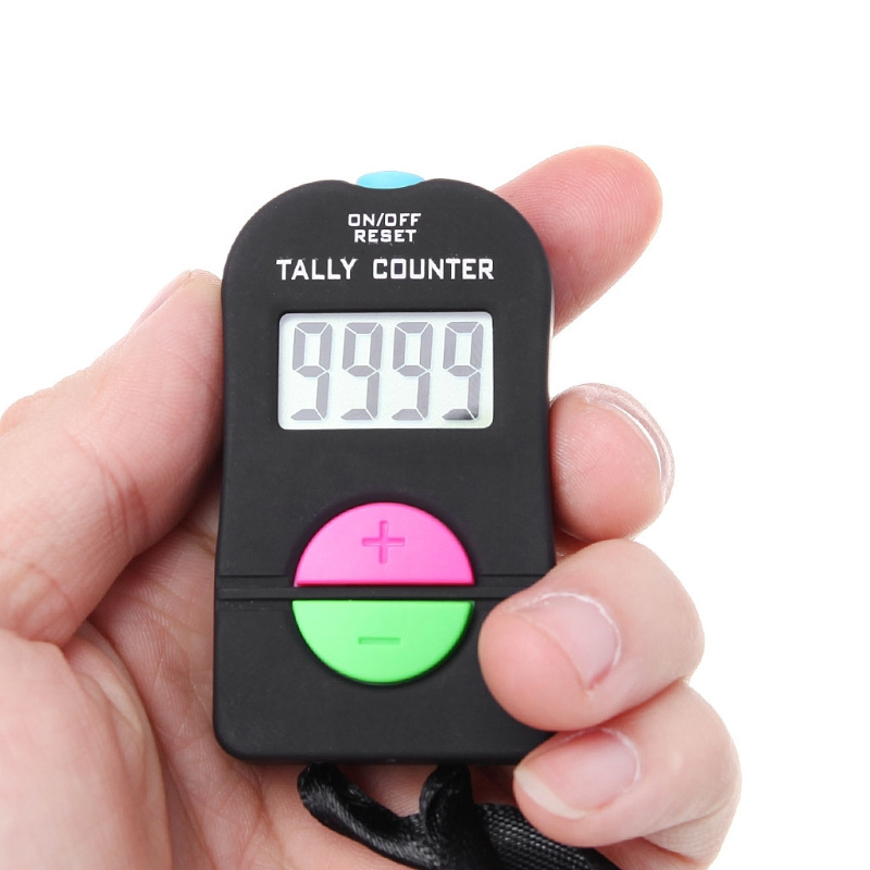 Digital Hand Counter Electronic Manual Clicker Golf Gym Hand Counter Q1QC