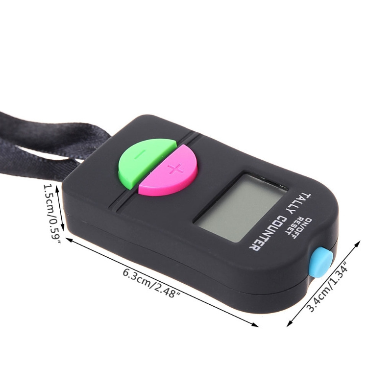 Digital Hand Counter Electronic Manual Clicker Golf Gym Hand Counter Q1QC