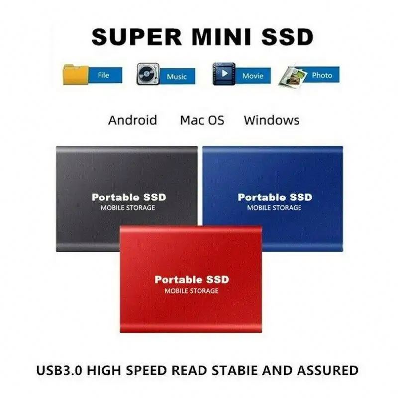 External Hard Drive 2TB Solid State Drives for Desktop Laptop PC external hard drive portable hard disk 1 TB 2 TB