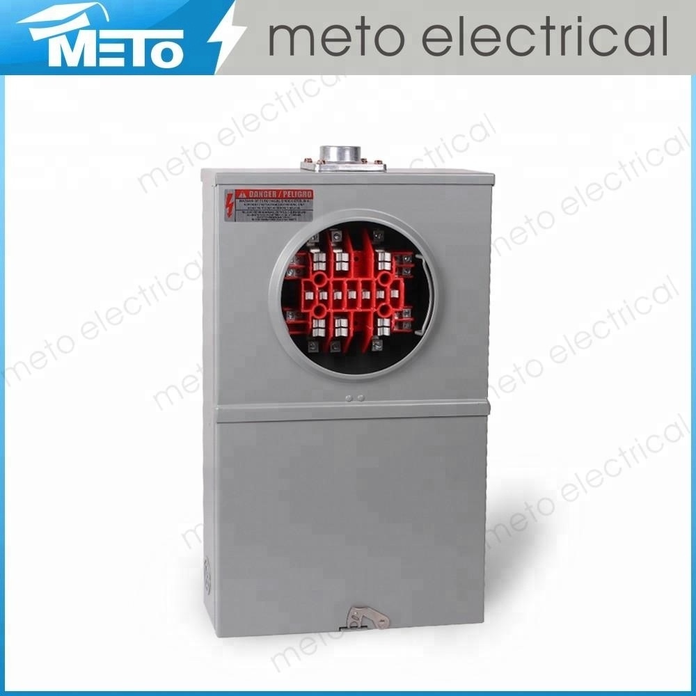 Meto single phase 20amp meter socket individual meter base