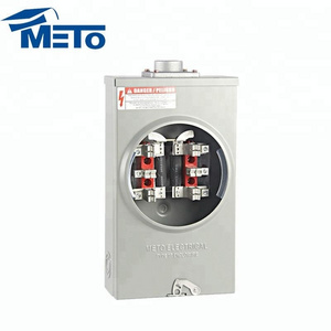 Meto single phase 20amp meter socket individual meter base