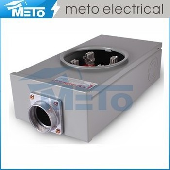 Meto Zhejiang 1.2-1.5 mm thickness 4Jaw Ring Type Series meter socket 200a