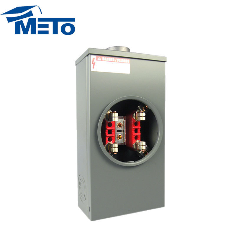 Meto Zhejiang 1.2-1.5 mm thickness 4Jaw Ring Type Series meter socket 200a