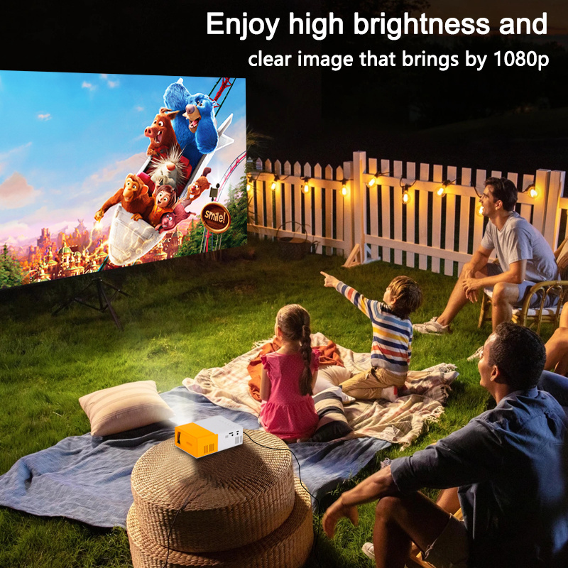 Home Mini Beamer Cinema Portable Smart Pocket Led Video Projector YG300 Full HD Projector