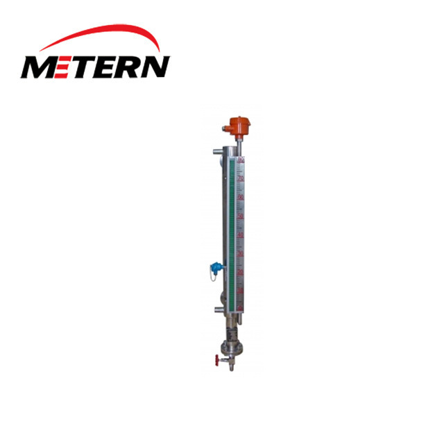 Chutes, boilers and steam turbine magnetic float level meter