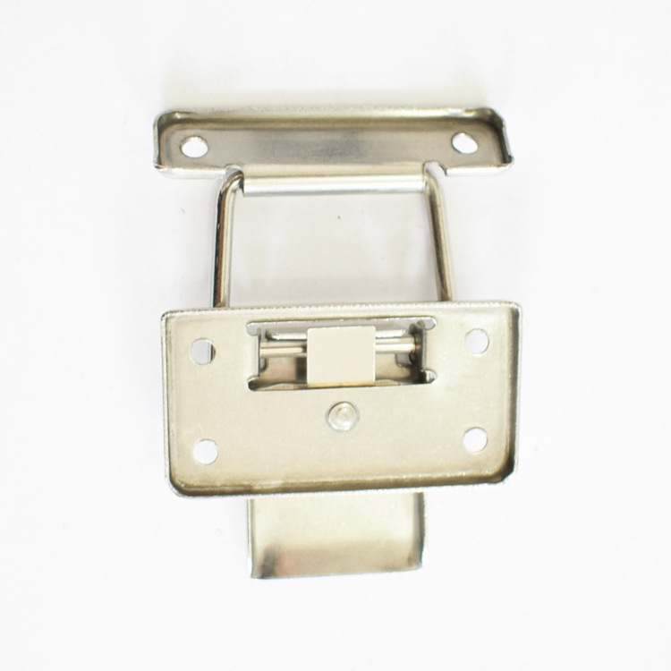 Stainless Steel Hardware Cabinet Case Spring Loaded Latch Catch Toggle Hasp