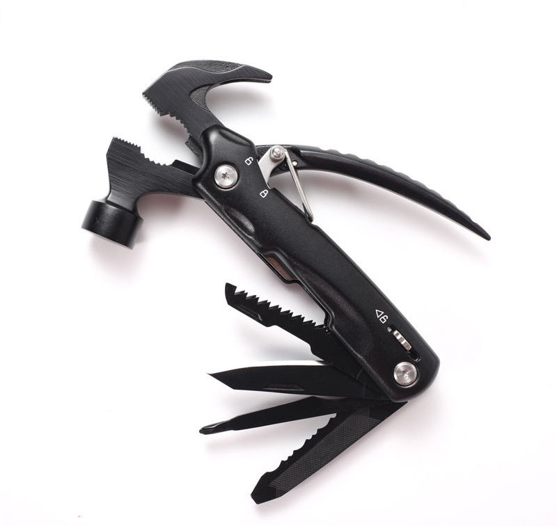 Multi Functional Integrated Steel Claw Hammers for Outdoor Camping