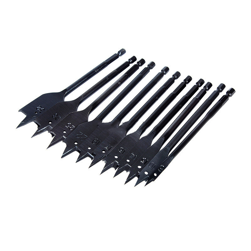 6-32mm 11 Pieces Set Flat Wood Spade Drill Bits