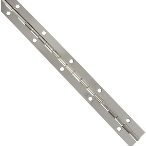 Heavy Duty Polished Stainless Steel Continuous & Piano Hinge with Holes