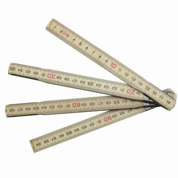 1 Meter 6 Folds Sweden Type Metric Folding Rulers