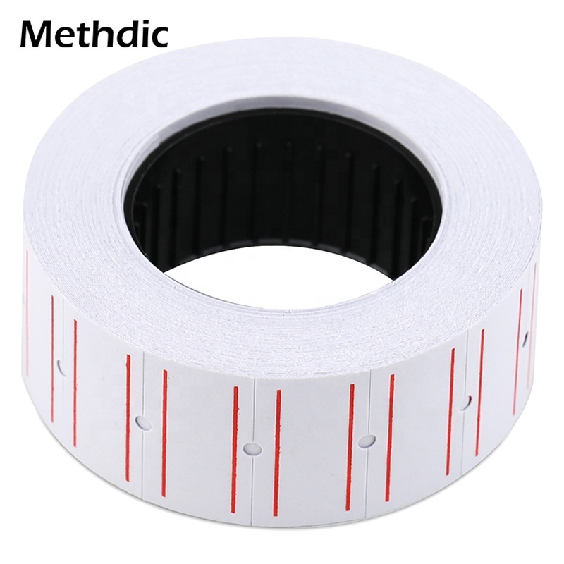 Methdic 10rolls/lot Single Line Price Label Tag Price Gun Label Roll Printing Labels