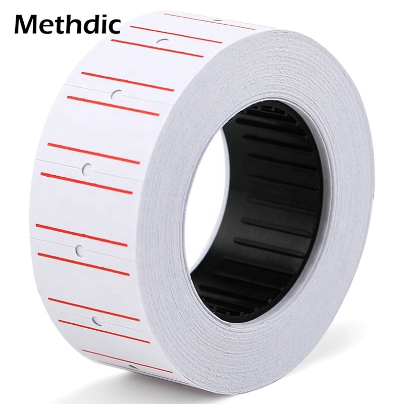 Methdic 10rolls/lot Single Line Price Label Tag Price Gun Label Roll Printing Labels