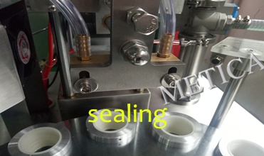 METICA Tube Sealing Machine Filling and Sealing Lipstick Tube Ointmnet Tube Toothpaste Sealing Machine