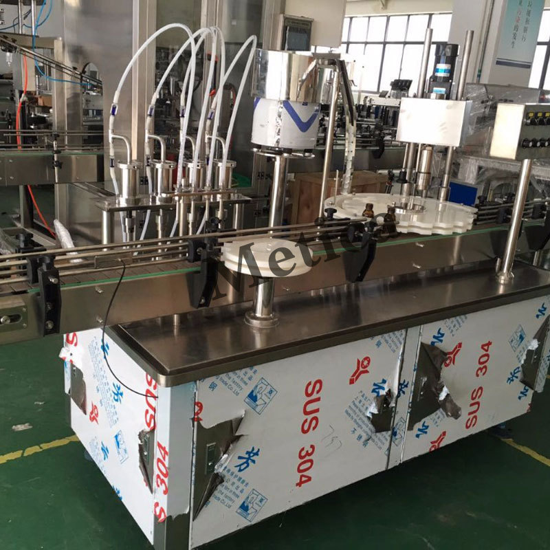 New condition 50-500ml automatic monoblock syrup filling bottling capping machine for sticky products