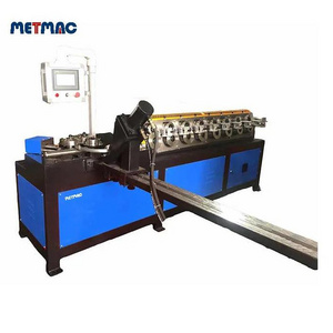 METMAC Round Duct Flange Forming Machine HVAC air condition duct TDC flange roll forming machine