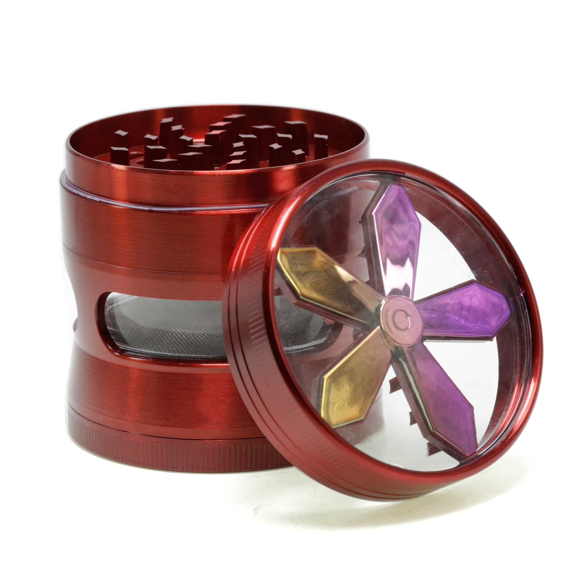 4-layer 63mm zinc alloy pretty grinders for girl smoking accessories M00024